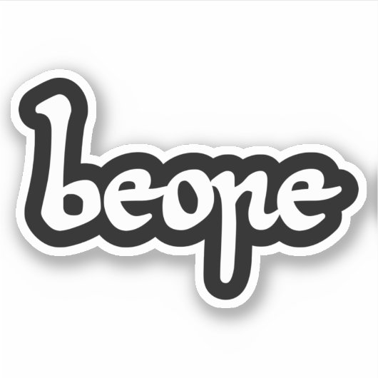 Oud Engels Beer Sticker (Voorkant)