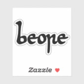 Oud Engels Beer Sticker (Vel)