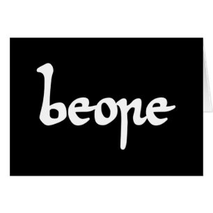 Oud Engels Beer Wenskaart