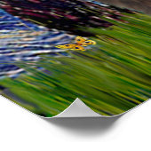 Oud Engels (F) - Sterrennacht Poster (Hoek)