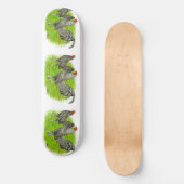 Oud Engels Game Barred Chickens Persoonlijk Skateboard (Voorkant)
