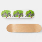 Oud Engels Game Barred Chickens Persoonlijk Skateboard (Horizontaal)
