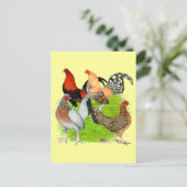 Oud Engels Game Quartet Briefkaart (Staand voorkant)