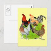 Oud Engels Game Quartet Briefkaart (Voorkant / Achterkant)
