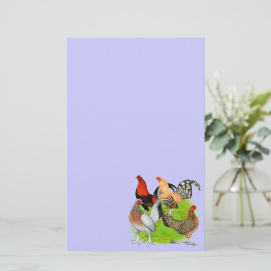 Oud Engels Game Quartet Briefpapier (Staand voorkant)