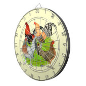 Oud Engels Game Quartet Dartbord (Voorkant Rechts)