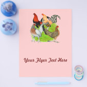 Oud Engels Game Quartet Flyer (Enkel)