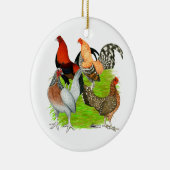 Oud Engels Game Quartet Keramisch Ornament (Rechts)