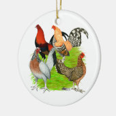 Oud Engels Game Quartet Keramisch Ornament (Links)