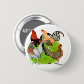 Oud Engels Game Quartet Ronde Button 5,7 Cm (Voorkant /achterkant)