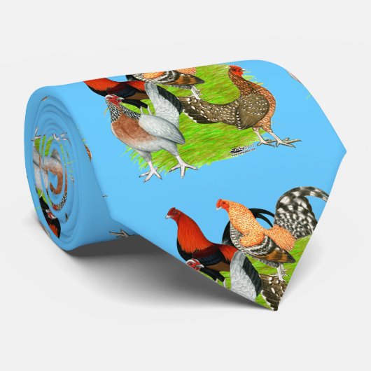 Oud Engels Game Quartet Stropdas (Opgerold)