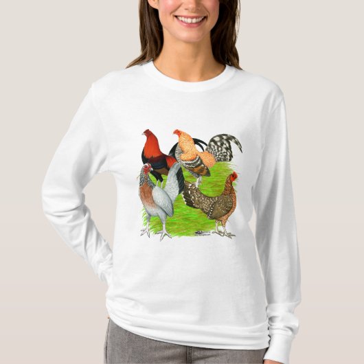 Oud Engels Game Quartet T-shirt (Voorkant)