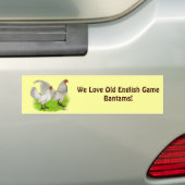 Oud Engels Game Self Blue Bumpersticker (Op auto)