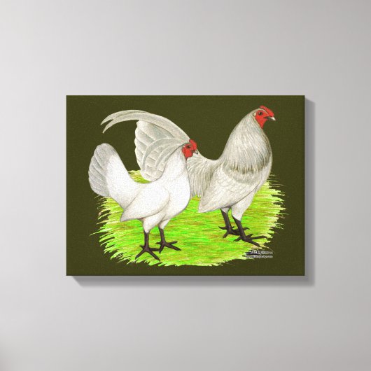 Oud Engels Game Self Blue Canvas Afdruk (Voorkant)