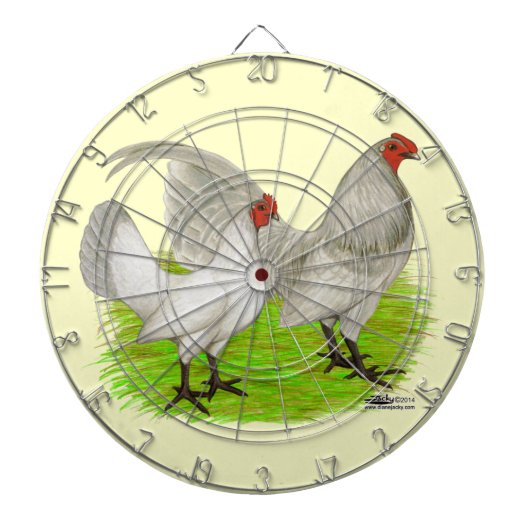 Oud Engels Game Self Blue Dartbord (Voorkant)