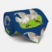 Oud Engels Game Self Blue Stropdas (Opgerold)