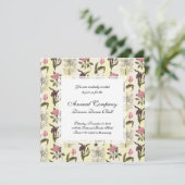 Oud Engels Garden  Floral Pattern Kaart (Staand voorkant)