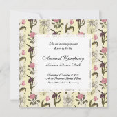 Oud Engels Garden  Floral Pattern Kaart (Voorkant)