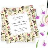 Oud Engels Garden  Floral Pattern Kaart