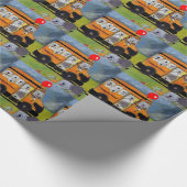 Oud Engels geschenk Sheepdog Birthday Cadeaupapier (Hoek)