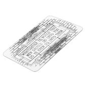 Oud Engels Gouden Regel Koelkast Magneet (Linkerzijde)