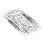 Oud Engels Gouden Regel Koelkast Magneet (Rechterzijde)