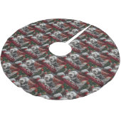 Oud Engels herdershond Kerstfeest Kerstboom Rok (Gekanteld)