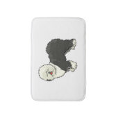 Oud Engels herdershond mijn vriend Badmat (Voorkant Verticaal)