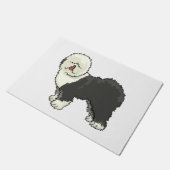 Oud Engels herdershond mijn vriend Deurmat (Schuin)