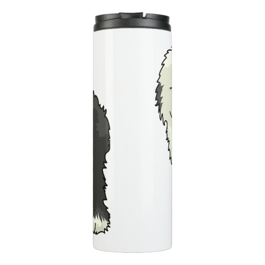 Oud Engels herdershond mijn vriend Thermosbeker (Achterkant)