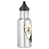 Oud Engels herdershond mijn vriend Waterfles (Links)