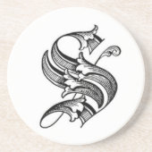 Oud Engels Initiaal S Onderzetter (Voorkant)