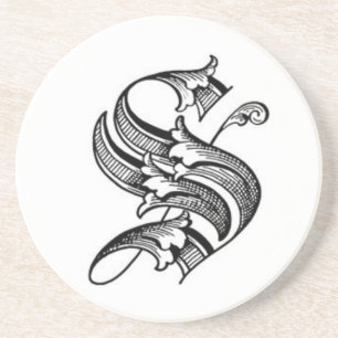 Oud Engels Initiaal S Onderzetter