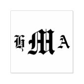 Oud Engels Initialen - Zelfinkt Stempel (Design)