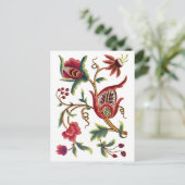 Oud Engels Jacobean borduurwerk Briefkaart (Staand voorkant)