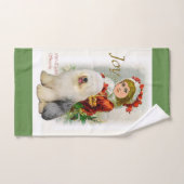 Oud Engels kerstfeest Bad Handdoek (Handdoek)
