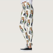 Oud Engels kerstfeest Leggings (Links)