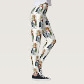 Oud Engels kerstfeest Leggings (Rechts)