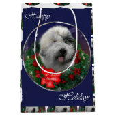 Oud Engels kerstfeest Medium Cadeauzakje (Voorkant)