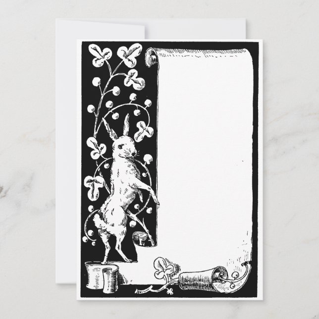 Oud Engels konijn en rol (Voorkant)