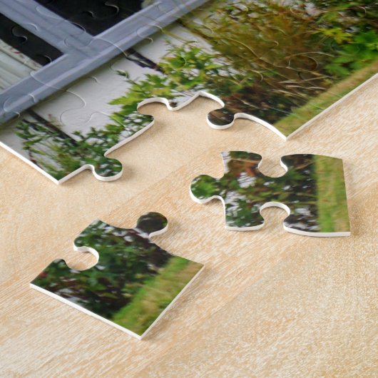 Oud Engels Land House Rustic Building Legpuzzel (Zijkant)