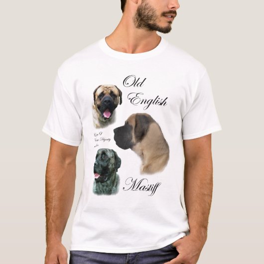 Oud Engels Mastiff Gifts Kleding T-shirt (Voorkant)