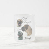 Oud Engels Mastiff Gifts Matglas Koffiemok (Center)