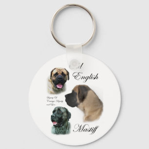 Oud Engels Mastiff Gifts Sleutelhanger