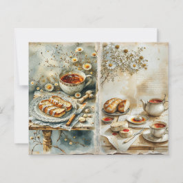 Oud-Engels Ontbijt Scrapbook Papier