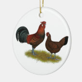 Oud Engels Pheasant Fowl Keramisch Ornament (Links)