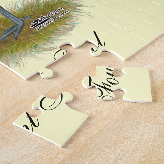 Oud Engels Pheasant Fowl Legpuzzel (Zijkant)