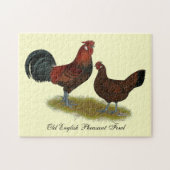 Oud Engels Pheasant Fowl Legpuzzel (Horizontaal)