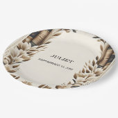 Oud Engels Retro Book Club Hoesje Vrijgezellenfees Papieren Bordje (Gekanteld)