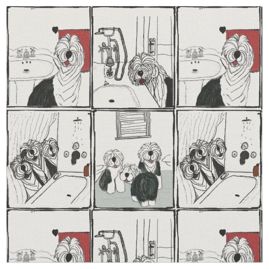 Oud Engels sanitair Stof (Close Up)